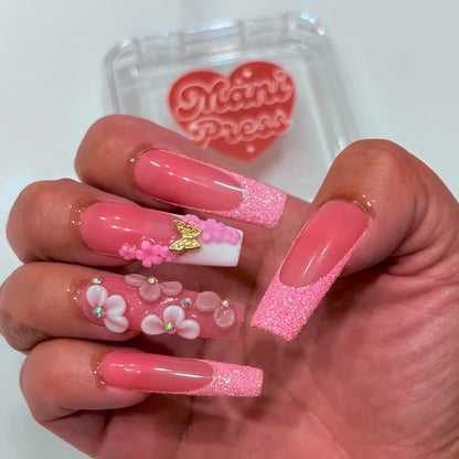 Pink Sparkles Long
