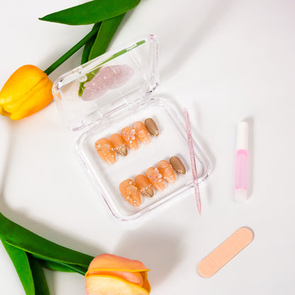 Magical butterfly short almond