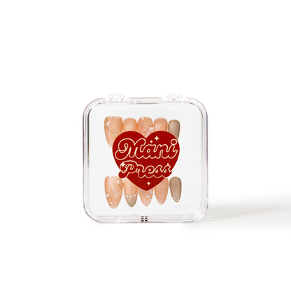 Magical butterfly short almond