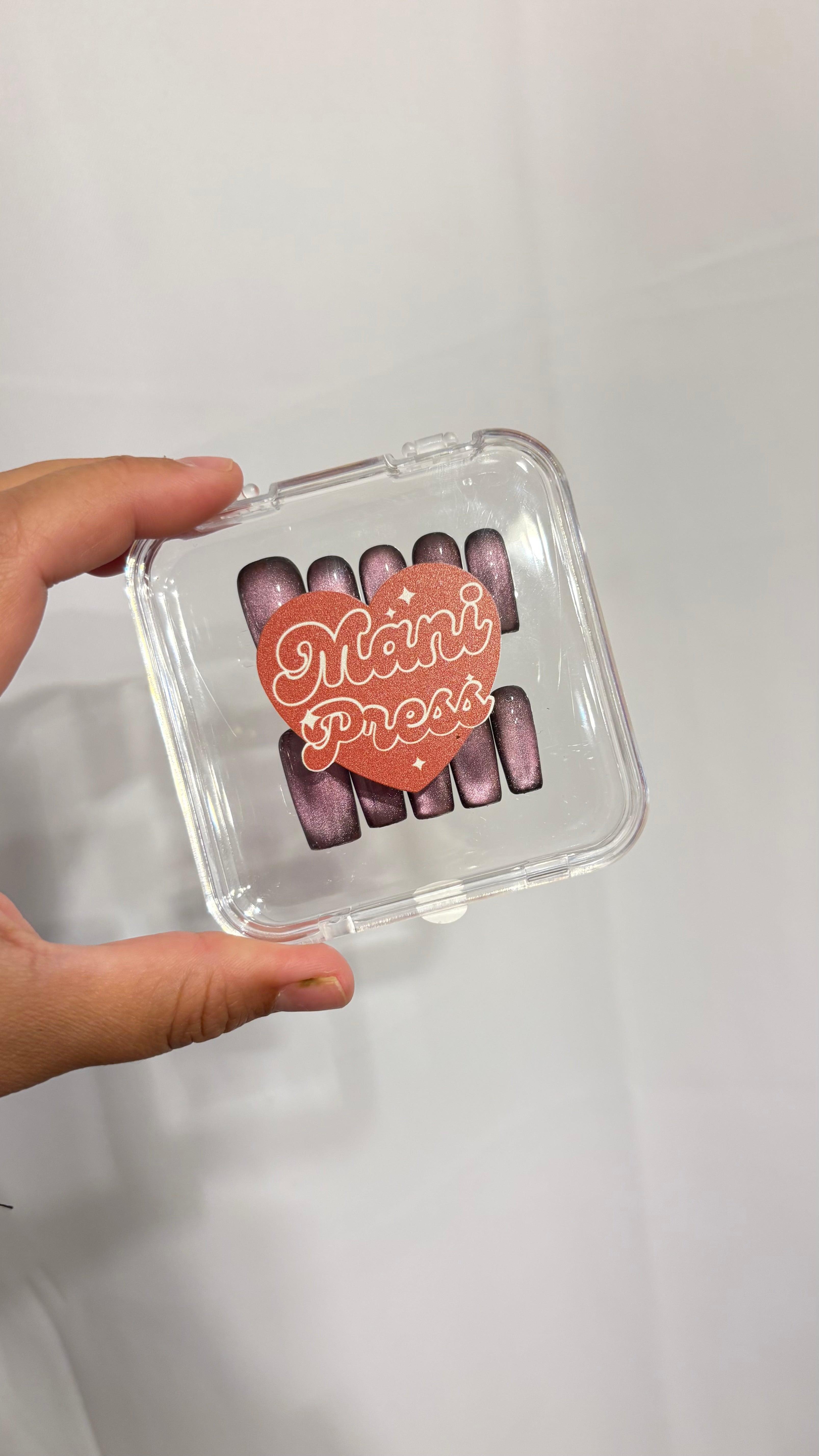 Black cat square nails